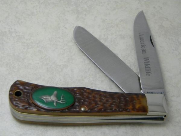 Camillus USA Wildlife Series No. 10 Jumbo Trapper Knife Camillus USA Wildlife Series No. 10 Jumbo Trapper Knife