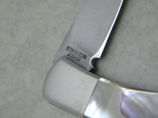 Khyber Japan Stainless 2822 Abalone Pearl Lockback Knife