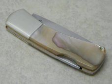 Khyber Japan Stainless 2822 Abalone Pearl Lockback Knife