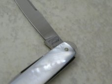 E Bruckmann Solingen Germany Pearl Small 4 Blade Pen Knife - C. 1891-1956