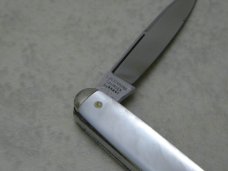 E Bruckmann Solingen Germany Pearl Small 4 Blade Pen Knife - C. 1891-1956