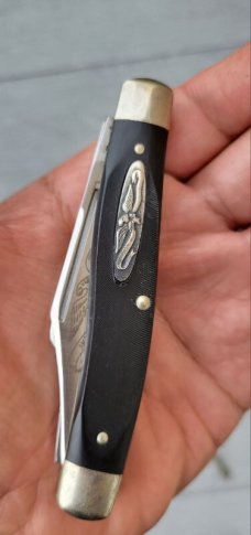 Craftsman USA 9500, American Eagle Stockman, Saw Cut Delrin Handles