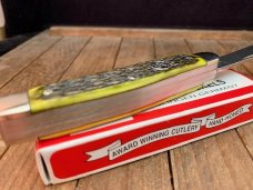 Henckels by Boker 4 Blade Stockman Mountain Moss Green Bone