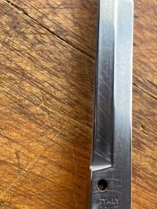 11 In. Italian Swivel Bolster,  Black Composition, Stainless Bayonet, SwitchBlade