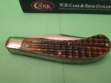 Case XX 2004 Honey Brown Bone, USA Shield, Saddle horn Pattern # T.B .62110  SS 