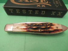 Case XX 2015 Teardrop   Red Stag 1 of 200 Pattern # T.B.R52028 SS