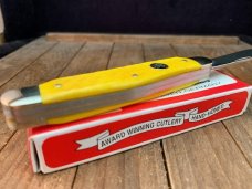 Henckels by Boker Stockman Bright Yellow Pin Feather Jigged Bone