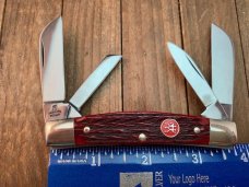 Henckels by Boker Congress Mahogany Red Pin Feather Jigged Bone 