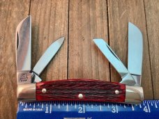 Henckels by Boker Congress Mahogany Red Pin Feather Jigged Bone 