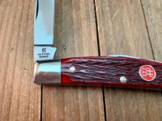Henckels by Boker Congress Mahogany Red Pin Feather Jigged Bone 