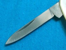 VINTAGE JUNKERWERK SOLINGEN PEARL MOP EQUAL END CIGAR PEN JACK FOLDING POCKET KNIFE KNIVES OLD