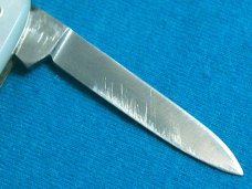 VINTAGE JUNKERWERK SOLINGEN PEARL MOP EQUAL END CIGAR PEN JACK FOLDING POCKET KNIFE KNIVES OLD
