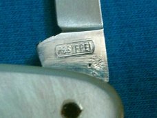 VINTAGE JUNKERWERK SOLINGEN PEARL MOP EQUAL END CIGAR PEN JACK FOLDING POCKET KNIFE KNIVES OLD