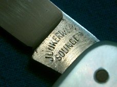 VINTAGE JUNKERWERK SOLINGEN PEARL MOP EQUAL END CIGAR PEN JACK FOLDING POCKET KNIFE KNIVES OLD