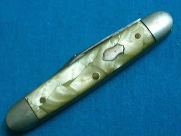VINTAGE ANTIQUE IMPERIAL PROV USA EQUAL END CIGAR JACK FOLDING POCKET KNIFE KNIVES OLD CRACKED ICE