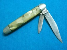 VINTAGE ANTIQUE IMPERIAL PROV USA EQUAL END CIGAR JACK FOLDING POCKET KNIFE KNIVES OLD CRACKED ICE