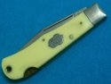 A.G. AG RUSSELL 2003 USA ACORN JIGGED BONE LOCKBACK BAREHEAD FOLDING JACK POCKET KNIFE KNIVES OLD