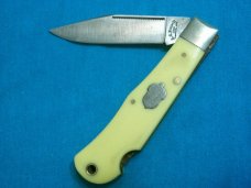A.G. AG RUSSELL 2003 USA ACORN JIGGED BONE LOCKBACK BAREHEAD FOLDING JACK POCKET KNIFE KNIVES OLD