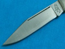 A.G. AG RUSSELL 2003 USA ACORN JIGGED BONE LOCKBACK BAREHEAD FOLDING JACK POCKET KNIFE KNIVES OLD