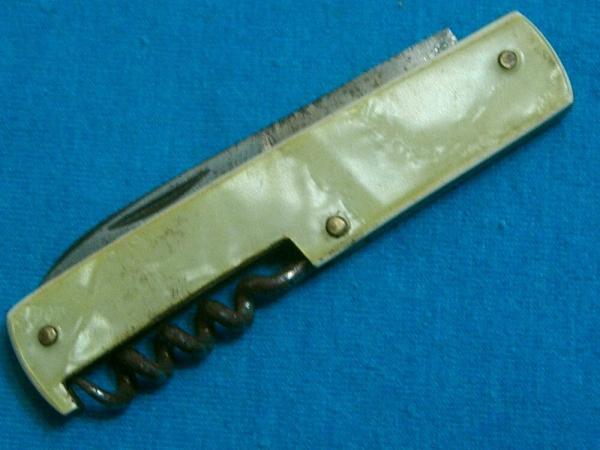 VINTAGE UTICA CUTLERY ARCH FOLDING POCKET KNIFE KNIVES OLD CHAMPAGNE CORKSCREW BARTENDER SOMMELIER VINTAGE UTICA CUTLERY ARCH FOLDING POCKET KNIFE KNIVES OLD CHAMPAGNE CORKSCREW BARTENDER SOMMELIER