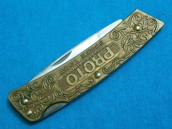 COMMEMORATIVE PROTO TOOLS 18510 USA AD ADVERTISING PEN JACK FOLDING POCKET KNIFE KNIVES OLD COMMEMORATIVE PROTO TOOLS 18510 USA AD ADVERTISING PEN JACK FOLDING POCKET KNIFE KNIVES OLD