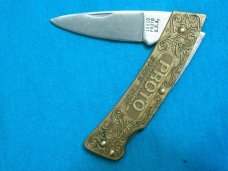 COMMEMORATIVE PROTO TOOLS 18510 USA AD ADVERTISING PEN JACK FOLDING POCKET KNIFE KNIVES OLD