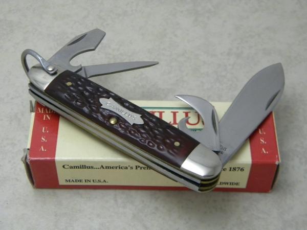 Camillus New York USA Imitation Bone #99 Camp Scout Utility Knife NIB