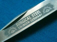 VINTAGE CARL SCHLEIPER GERMAN EYE BRAND BONE MUSKRAT 1970'S FOLDING POCKET FOLDER KNIFE KNIVES OLD