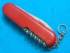 DISCONTINUED WENGER SWISS ARMY FLY FISHERMAN 16945 84MM FOLDING POCKET CAMP KNIFE VICTORINOX KNIVES