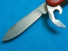 DISCONTINUED WENGER SWISS ARMY FLY FISHERMAN 16945 84MM FOLDING POCKET CAMP KNIFE VICTORINOX KNIVES