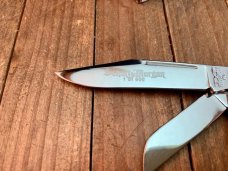 Schatt and Morgan Medium Stockman Cranberry Red Jigged Bone 2007