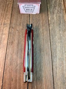 Schatt and Morgan Medium Stockman Cranberry Red Jigged Bone 2007