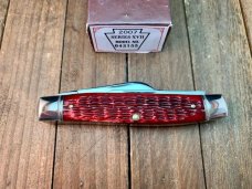 Schatt and Morgan Medium Stockman Cranberry Red Jigged Bone 2007