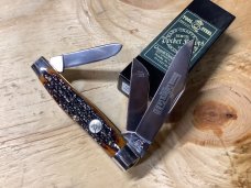 Queen large stockman in amber bone