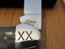 Case XX 2019 Discontinued Dark Brown Giraffe Bone Canoe Pattern # EX2131 SS