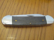 Case XX 2019 Discontinued Dark Brown Giraffe Bone Canoe Pattern # EX2131 SS