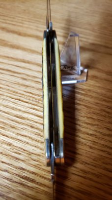 JA Henckels Jigged Bone Stockman Near Mint W/Box SS Blades. Not used, carried or re-sharpened. NICE!
