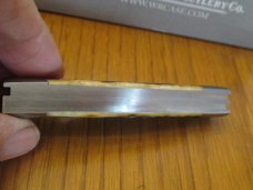 Case XX 2015 Tony Bose Dark Molasse Cattle Knife Pattern # TB632015  Damascus 