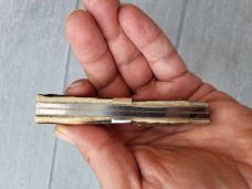 Rare Fight'n Rooster Congress Knife, Frank Buster Stag Cigar Band, Solingen Germany