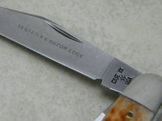 Case XX Stainless USA 2 Dot (1988) Bone 6347 HP SSP Tested XX Razor Edge Stockman Knife