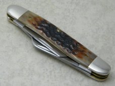 Case XX Stainless USA 2 Dot (1988) Bone 6347 HP SSP Tested XX Razor Edge Stockman Knife