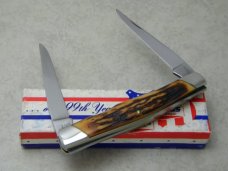 Camillus New York USA Sword Brand 1976 Imitation Stag #19 Muskrat Knife NIB