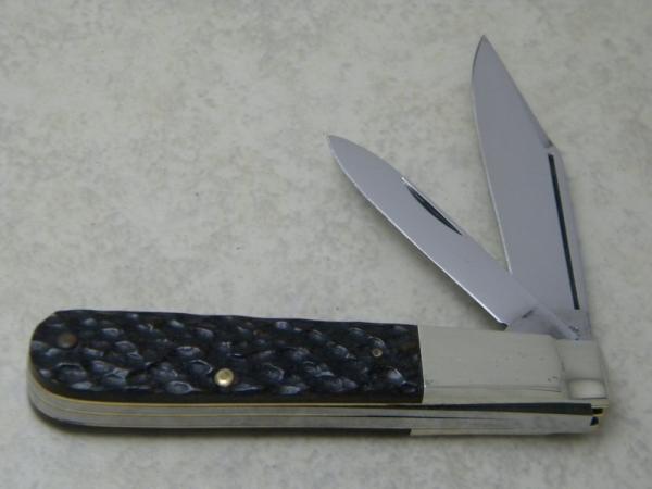F.A. Bower Dist. Co. Solingen Germany #35 Bone Stepped Bolster Barlow Knife