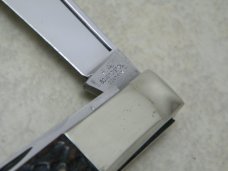 F.A. Bower Dist. Co. Solingen Germany #35 Bone Stepped Bolster Barlow Knife