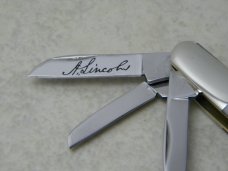 United Cutlery UC344 Surgical Steel Japan Black Pearl Lincoln 6 Blade Medium Congress Knife
