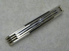 United Cutlery UC344 Surgical Steel Japan Black Pearl Lincoln 6 Blade Medium Congress Knife
