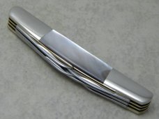 United Cutlery UC344 Surgical Steel Japan Black Pearl Lincoln 6 Blade Medium Congress Knife