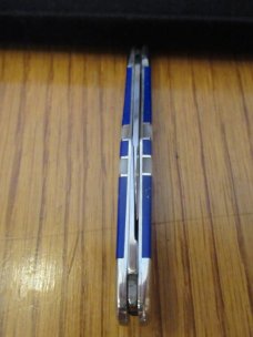 Case XX 2003 Exotic Blue Lapis & Mother of Pearl Tuxedo Pattern # EX2156 SS