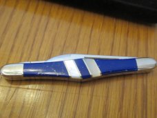 Case XX 2003 Exotic Blue Lapis & Mother of Pearl Tuxedo Pattern # EX2156 SS