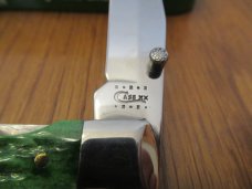 Case XX 2010 Green Bone John Deere Trapperlock Pattern # 6154L SS